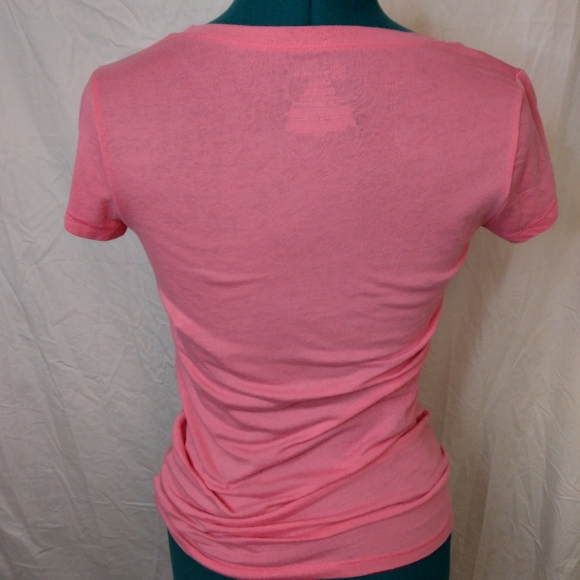 Bright Pink Babydoll Tee Women's Small | No Boundaries - Picture 4 of 5